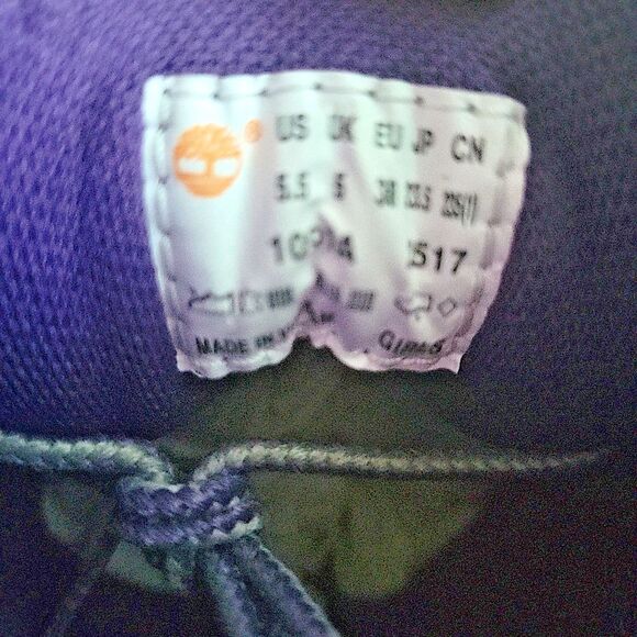 Timberland Boots Junior Girls Size 5.5 M Purple Pink Waterproof Snow - NEW - Picture 8 of 8